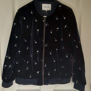 Floral Bomber Jacket